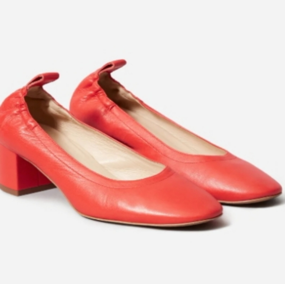 Italian leather kitten heels